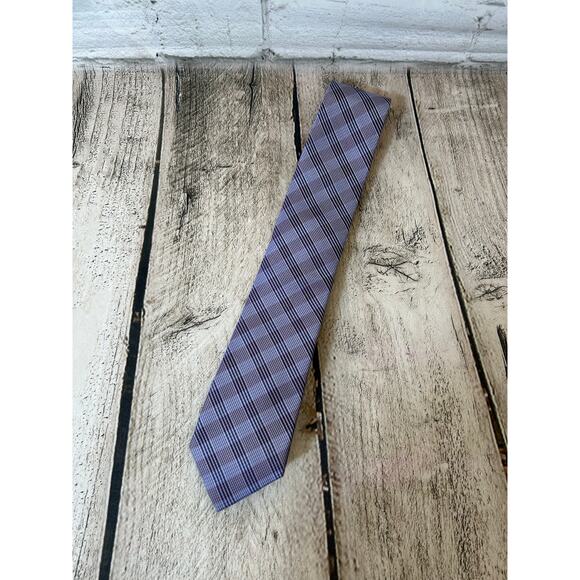 ENGLISH LAUNDRY Men’s Plaid Tie - Picture 1 of 7